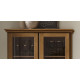 Vitrina fabricada en madera de Pino disponible en diferentes acabados Ref JI10074
