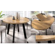 Mesa de Comedor redonda extensible con pata metálica Ref Y48000