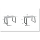 Mesa de comedor fija con pata metálica Ref Y50000