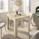Mesa de comedor cuadrada extensible Ref Y55000