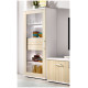 Salón moderno con módulo bajo y vitrina Ref YT01