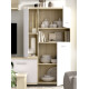 Salón moderno con módulo bajo y vitrina Ref YT03