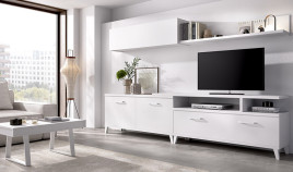 Salón moderno con módulo bajos y altos Ref YT05A