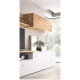 Salón moderno con módulo bajos y altos Ref YT14