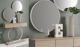 Conjunto recibidor de Consola y Espejos Ref H10276