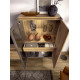 Salón moderno con módulo bajo y vitrina Ref YD2507