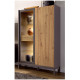 Salón moderno con módulo bajo y vitrina Ref YD2507
