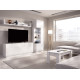 Salón moderno con módulo bajo y vitrina Ref YD2508