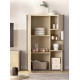 Salón moderno con módulo bajo y vitrina Ref YD2509
