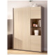 Salón moderno con módulo bajo y vitrina Ref YD2509