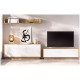 Salón moderno con módulos bajos y estantería Ref YD2511