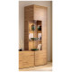 Salón moderno con módulos bajos, soporte tv y vitrina Ref YD2512
