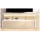 Salón moderno con módulos bajos, soporte tv y estantería Ref YD2519