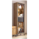 Salón moderno con módulo bajo y vitrina Ref YD2520