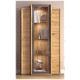 Salón moderno con módulo bajo y vitrina Ref YD2521