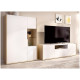 Salón moderno con módulo bajo y vitrina Ref YD2523