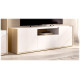 Salón moderno con módulo bajo y vitrina Ref YD2523