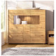 Salón moderno con módulo bajo y vitrina Ref YD2524