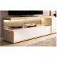 Salón moderno con módulos bajos con puertas, cajones y soporte tv Ref YD2525