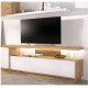Salón moderno con módulos bajos y altos y soporte Tv Ref YD2527