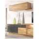 Salón moderno con módulos bajos y altos y soporte Tv Ref YD2528
