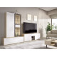 Salón moderno con módulos bajo y vitrina Ref YD2529