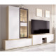 Salón moderno con módulos bajo y vitrina Ref YD2529