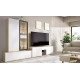 Salón moderno con módulos bajo y vitrina Ref YD2529