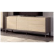 Salón moderno con módulo bajo y vitrina Ref YD2535