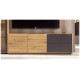 Salón moderno con módulo bajo y vitrina Ref YD2538