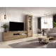 Salón moderno con módulo bajo y vitrina Ref YD2539