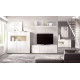 Salón moderno con módulo bajo y vitrina Ref YD2540