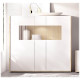 Salón moderno con módulo bajo y vitrina Ref YD2540
