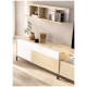Salón moderno con módulos bajos, soporte tv y estantería Ref YD2542