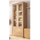 Salón moderno con módulo bajo y vitrina Ref YD2545