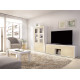 Salón moderno con módulo bajo y vitrina Ref YD2548