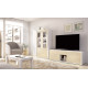 Salón moderno con módulo bajo y vitrina Ref YD2548