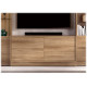 Salón moderno con módulo bajo y vitrinas Ref YD2549