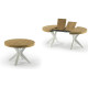 Mesa de comedor redonda extensible Ref L11000