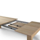 Mesa de Comedor extensible con acabado lacado o en chapa natural Ref L13000