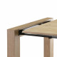 Mesa de Comedor extensible con acabado lacado o en chapa natural Ref L164000