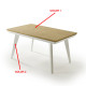 Mesa de comedor extensible Ref L17000