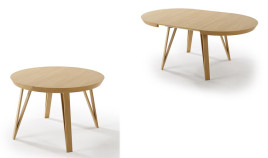 Mesa de Comedor redonda extensible Ref L22000