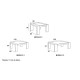 Mesa de Centro elevable con botellero Ref L24000