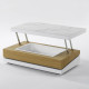Mesa de Centro elevable con botellero Ref L25000