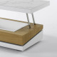 Mesa de Centro elevable con botellero Ref L25000