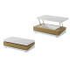 Mesa de Centro elevable con botellero Ref L25000
