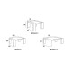 Mesa de Centro elevable con botellero Ref L25000