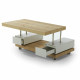 Mesa de Centro elevable con cajones Ref L26000