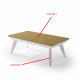 Mesa de Centro de Diseño elevable Ref L29000